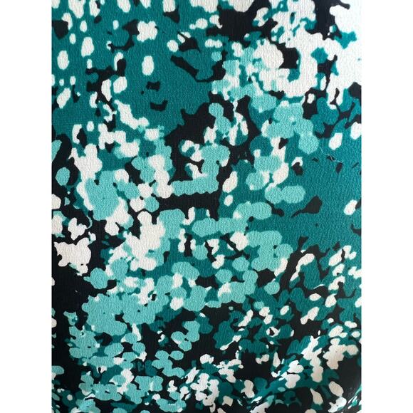 212 Collection Multi-Color Geometric Print Twist Waist Career Dress XL - Picture 5 of 9